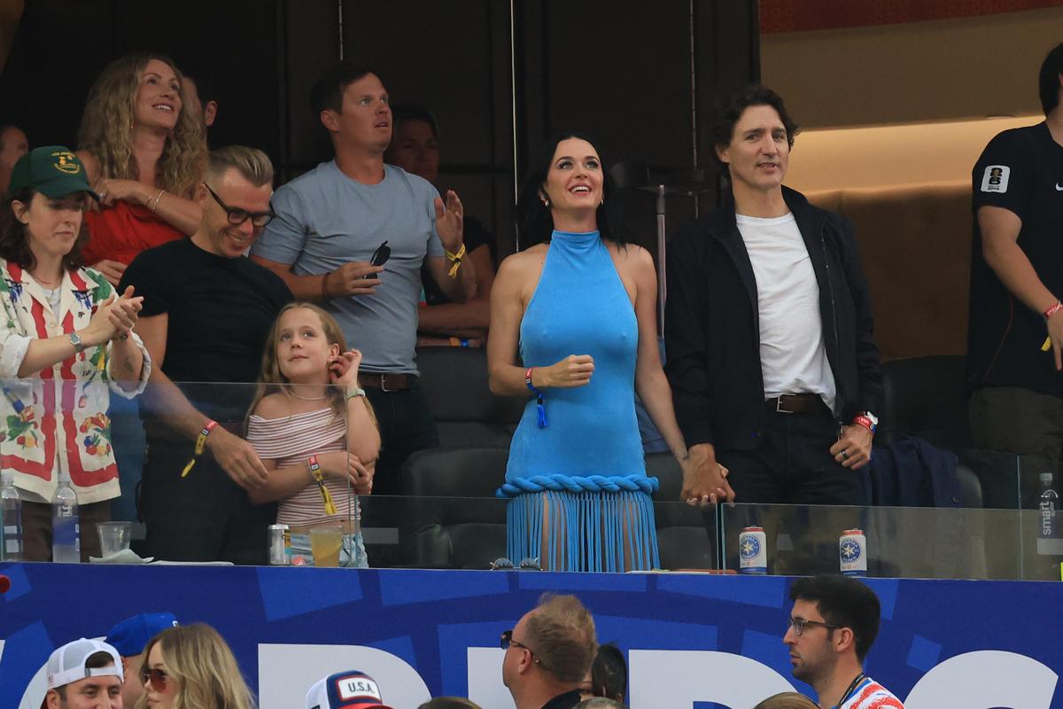 Katy Perry, în tribune la SUA - Paraguay 4-1