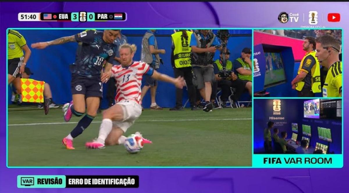 Almiron, galben pentru simulare în SUA - Paraguay