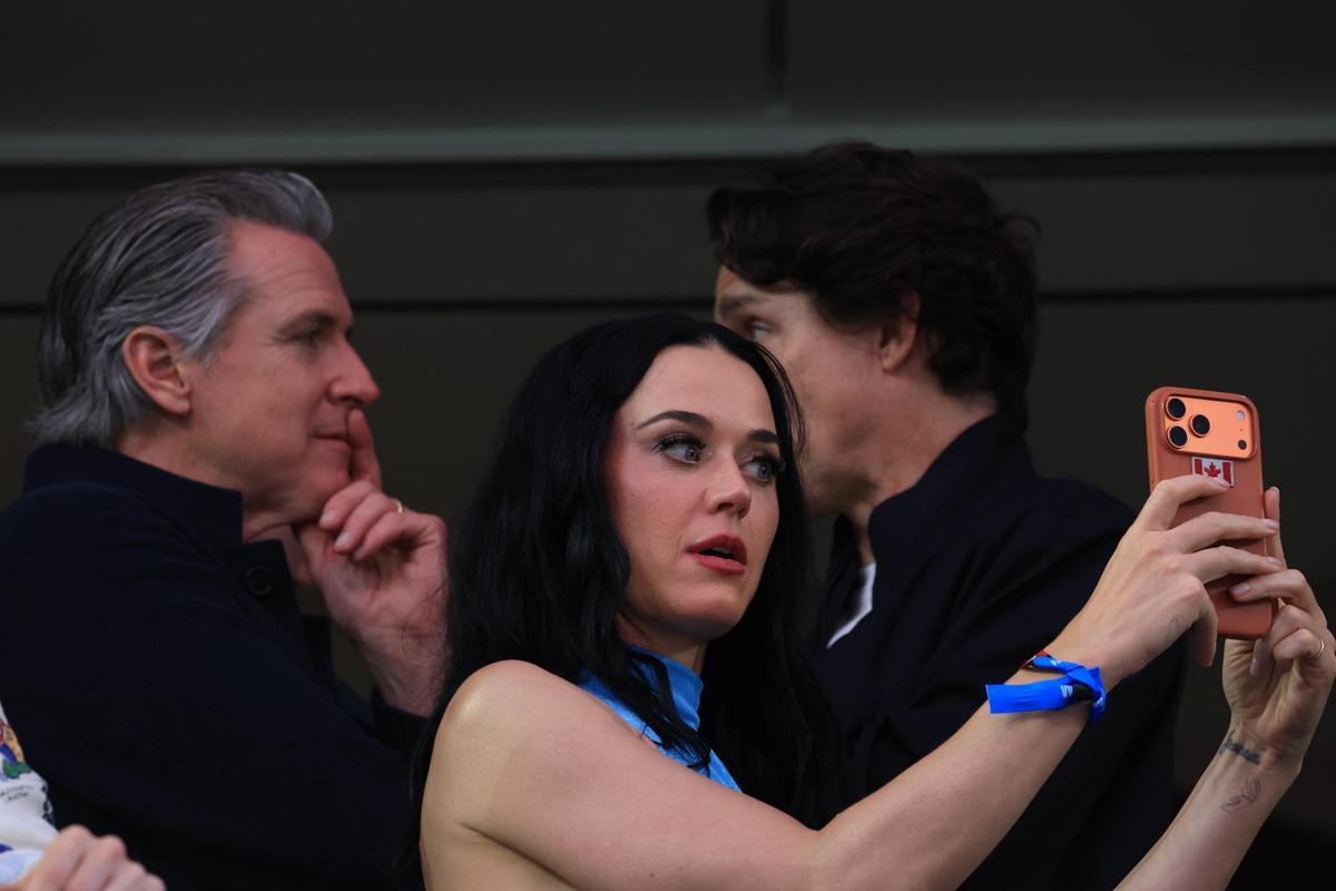 Katy Perry, în tribune la SUA - Paraguay 4-1