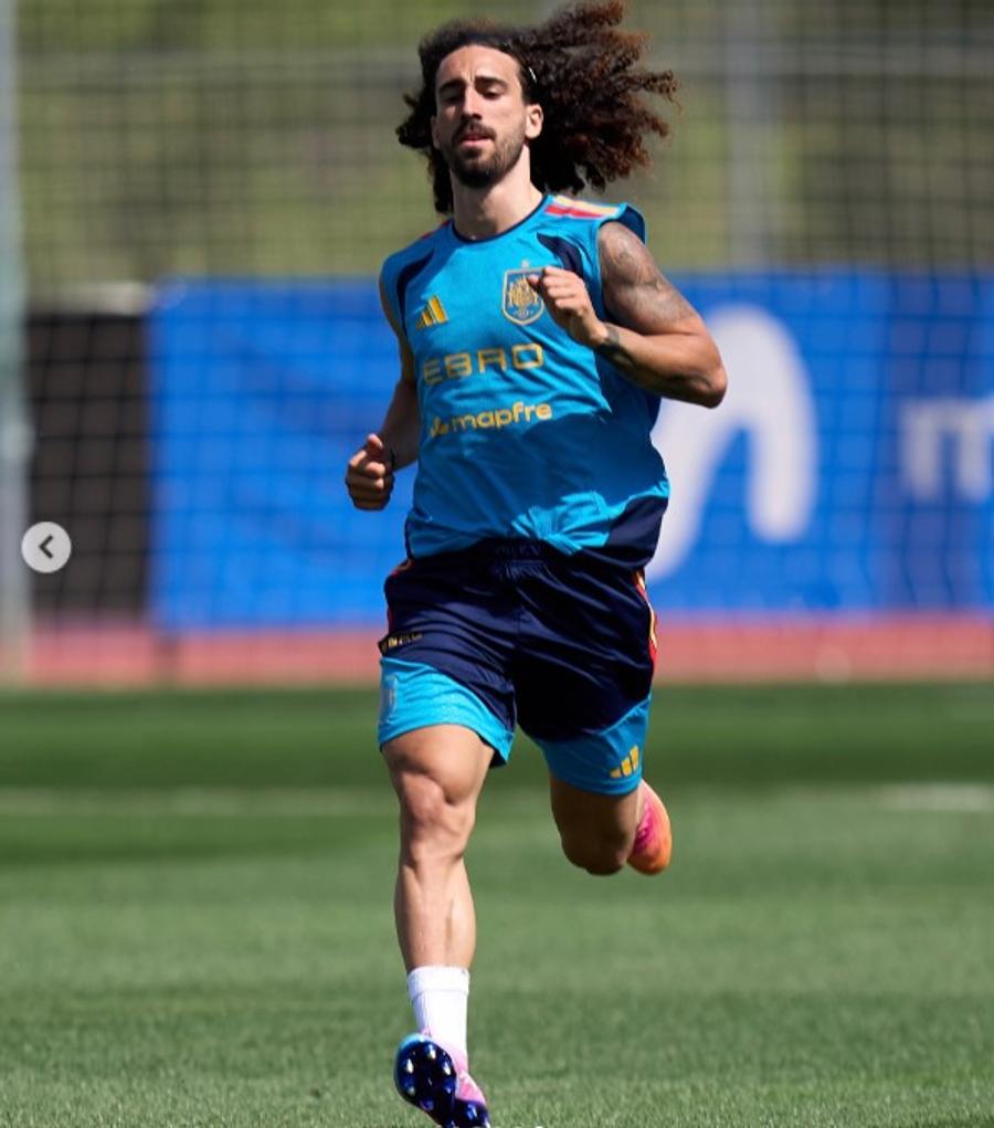 Marc Cucurella e anunțat titular ca fundaș stânga în echipa Spaniei pentru debutul din grupă cu Capul Verde / Foto: Instagram Legământul făcut de Marc Cucurella: „De părul meu nu se atinge nimeni, dar dacă Spania câștigă titlul...”