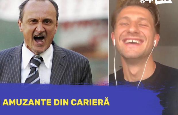 VIDEO Tragicomedie în direct: un campion în Liga 1 povestește conflictul cu antrenorul-bătăuș din Serie A. “Schimbați, vă rog, poza cu el! Am zis că mă duc să-l bat”