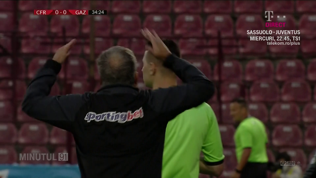 CFR Cluj - Gaz Metan 2-0. „Dan Petrescu trebuia eliminat!” » Verdictul lui Cristi Balaj după o nouă criză de nervi a „Bursucului”