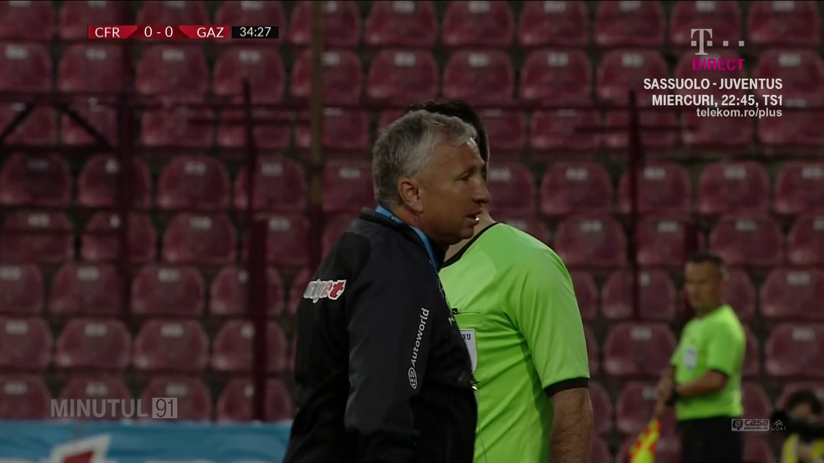 FOTO Dan Petrescu în CFR Cluj - Gaz Metan 2-0 13.07.2020