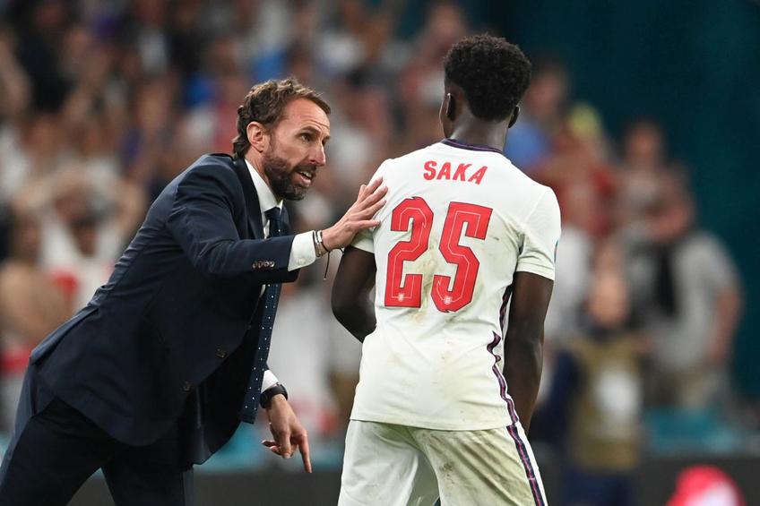 Saka a fost unul dintr englezii care au ratat de la punctul cu var / Sursă foto: Guliver/Getty Images