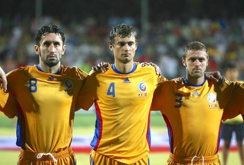 Gabi Paraschiv, primul din stânga, alături de Tamaș și Pulhac