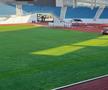Cum arată gazonul de la Târgu Jiu cu 3 zile înainte de FCU Craiova - FCSB » MM Stoica: „Atenție! Am primit o filmare”