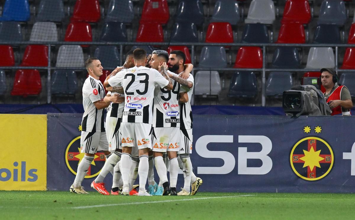 FCSB - U Cluj, imagini din timpul partidei