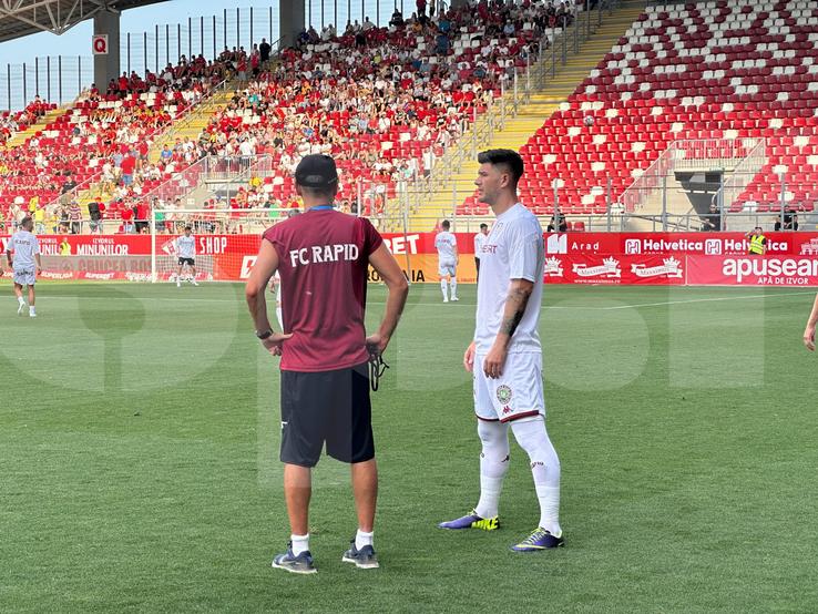 Ce făcea Săpunaru înainte de UTA - Rapid/ foto: Ionuț Iordache (GSP)