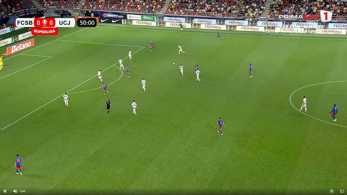 Golul lui Musi în FCSB - U Cluj