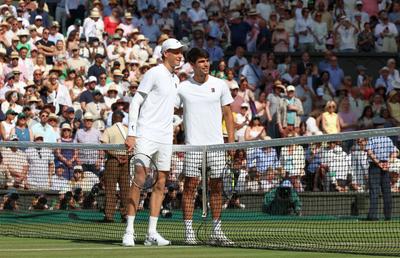 Ireal! De ce a fost întreruptă finala de la Wimbledon dintre Jannik Sinner și Carlos Alcaraz
