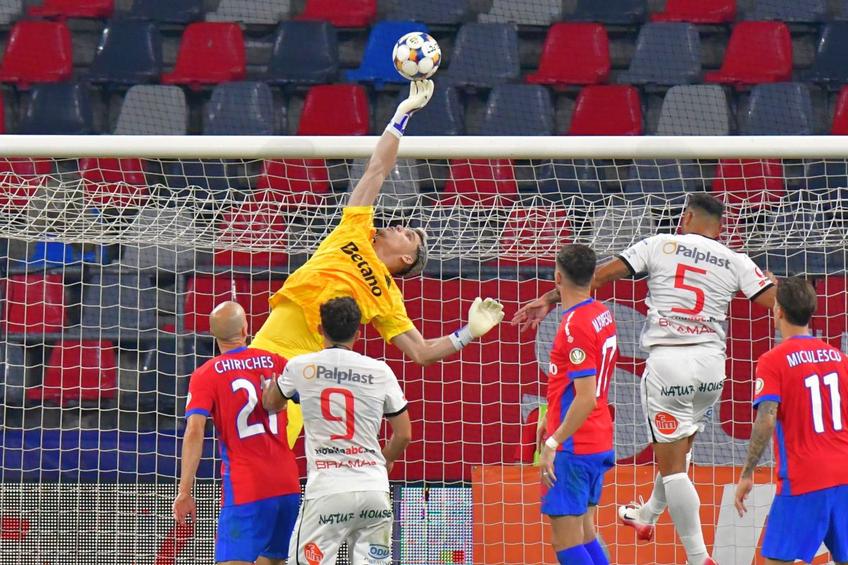 Ștefan Târnovanu, în FCSB - Hermannstadt. FOTO: Cristi Preda