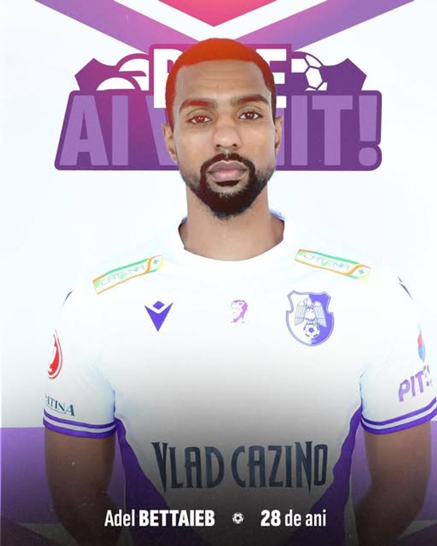 Adel Bettaieb a semnat cu FC Argeș / Foto: Facebook Transferul anunțat imediat după Argeș - Rapid a fost oficializat: „Bienvenue!”