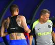 Juri Cisotti și-a dezvăluit tatuajele de pe corp înainte să joace în meciul cu Hermannstadt. Foto: Cristi Preda (GSP.RO)