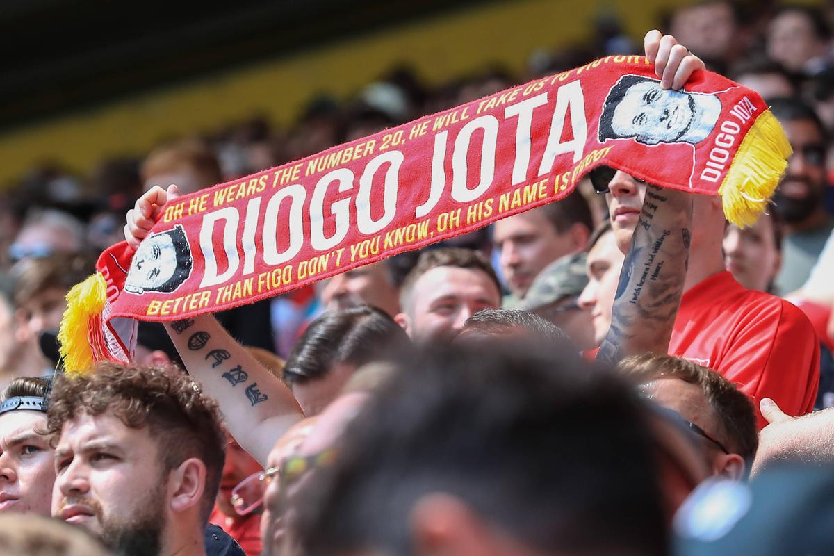 Gest emoționant în memoria lui Diogo Jota: imaginea apărută pe o clădire din Liverpool