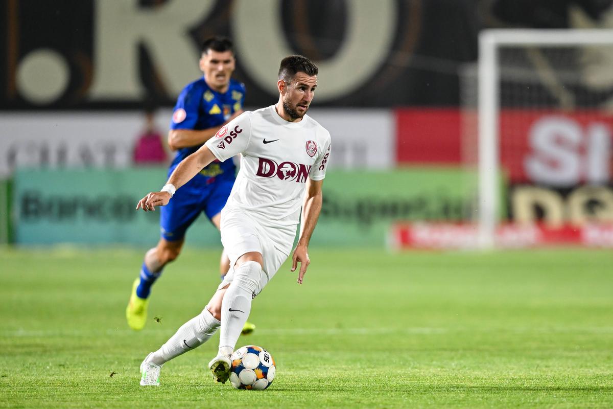 CFR Cluj - Unirea Slobozia 2-1 » Greu fără Louis Munteanu! Un debutant îi salvează pe „feroviari” în prelungiri, dar jocul suferă