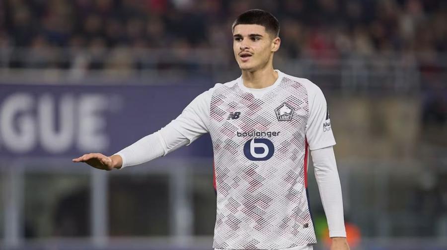 Fernandez Pardo are 4 goluri și 4 assisturi în 30 de meciuri jucate la Lille în sezonul trecut / Foto: Imago Îi face loc lui Louis Munteanu? » Lille poate vinde un vârf pentru a finanța transferul românului de la CFR Cluj!