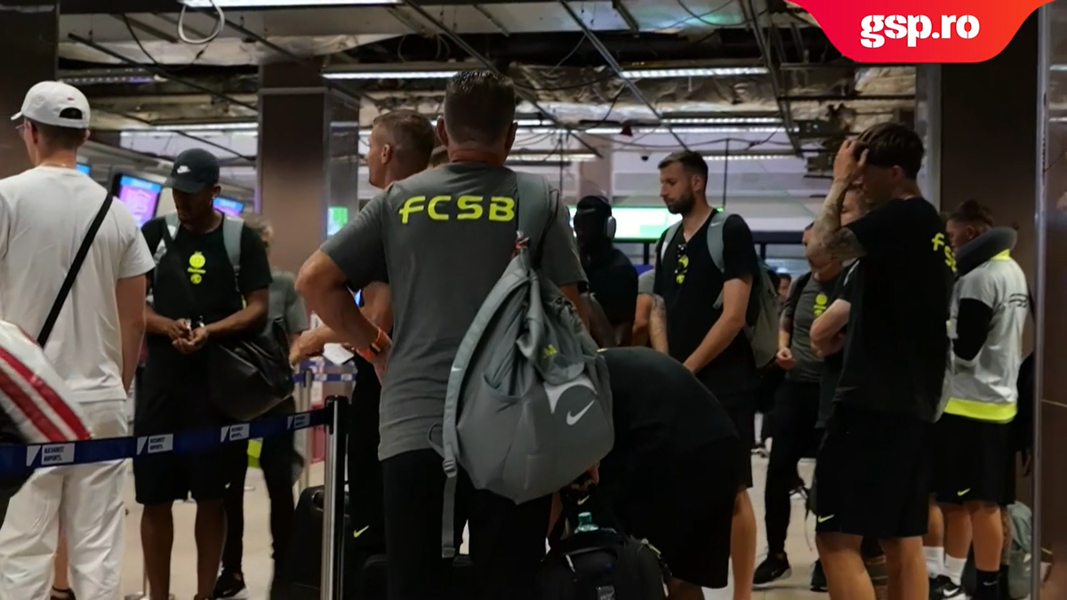 Plecare FCSB la Barcelona