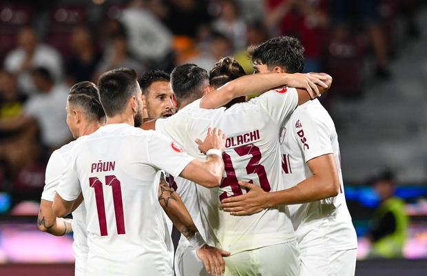CFR Cluj - Unirea Slobozia 2-1 » Greu fără Louis Munteanu! Un debutant îi salvează pe „feroviari” în prelungiri, dar jocul suferă