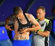 Juri Cisotti și-a dezvăluit tatuajele de pe corp înainte să joace în meciul cu Hermannstadt. Foto: Cristi Preda (GSP.RO)
