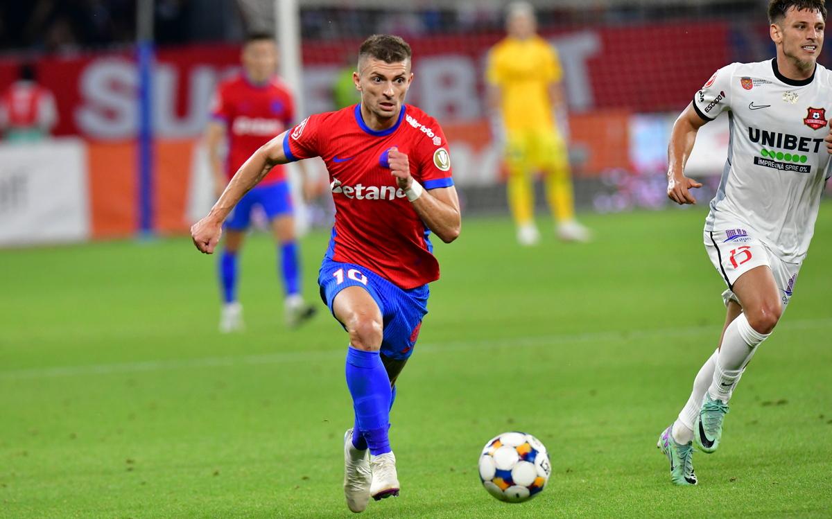 Florin Tănase în FCSB - Hermannstadt