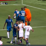 Hakimi și Enzo Fernandez s-au îmbrâncit pe gazon după golul lui Palmer din PSG - Chelsea