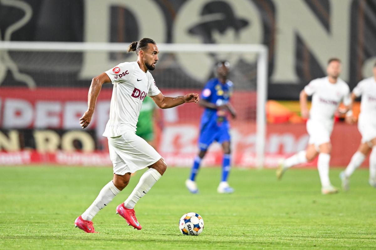 CFR Cluj - Unirea Slobozia 2-1 » Greu fără Louis Munteanu! Un debutant îi salvează pe „feroviari” în prelungiri, dar jocul suferă
