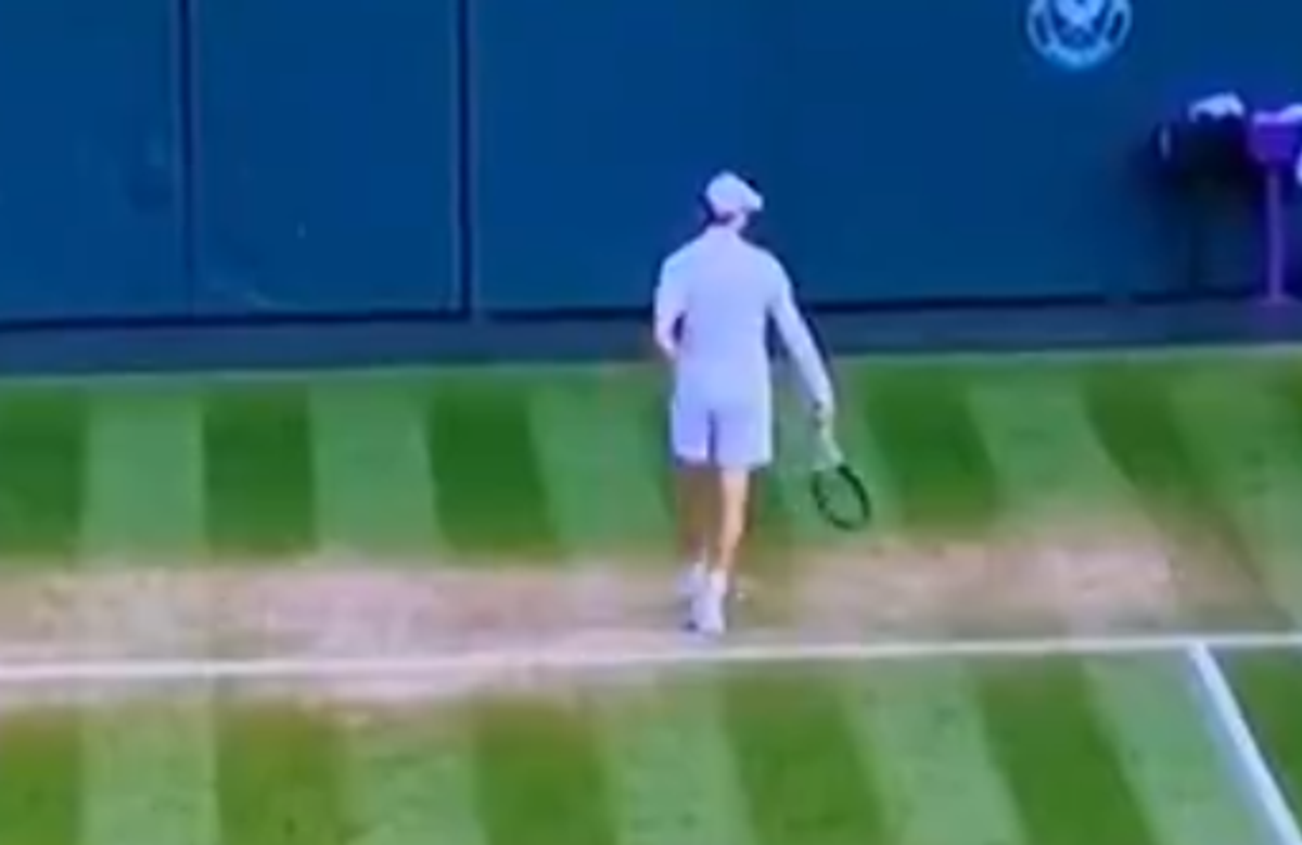 Jannik Sinner - Carlos Alcaraz, momentul care a oprit partida