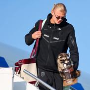 Erling Haaland la întoarcerea în Norvegia / FOTO: Imago