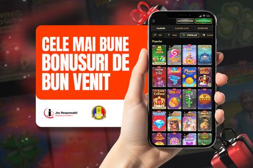 Cele mai bune bonusuri de bun venit la cazinouri online din România