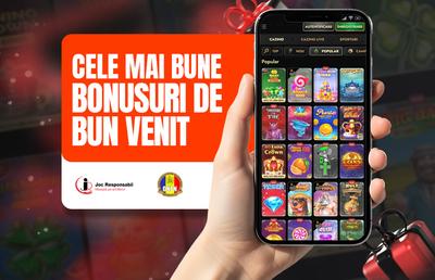 Bonus de bun venit la cazinouri online - cele mai bune oferte 2026