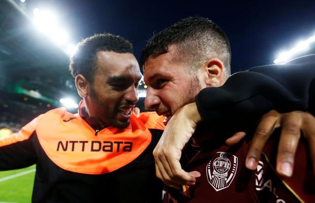 CELTIC - CFR CLUJ 3-4 // VIDEO+FOTO Ce nu s-a văzut la TV: George Țucudean a plâns în hohote după gol + cum s-a trăit calificarea istorică: imagini de colecție