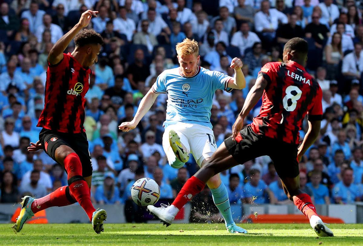 Manchester City a dat recital cu Bournemouth, dar Haaland a fost un car de nervi! Răbufnire la adresa unui coleg