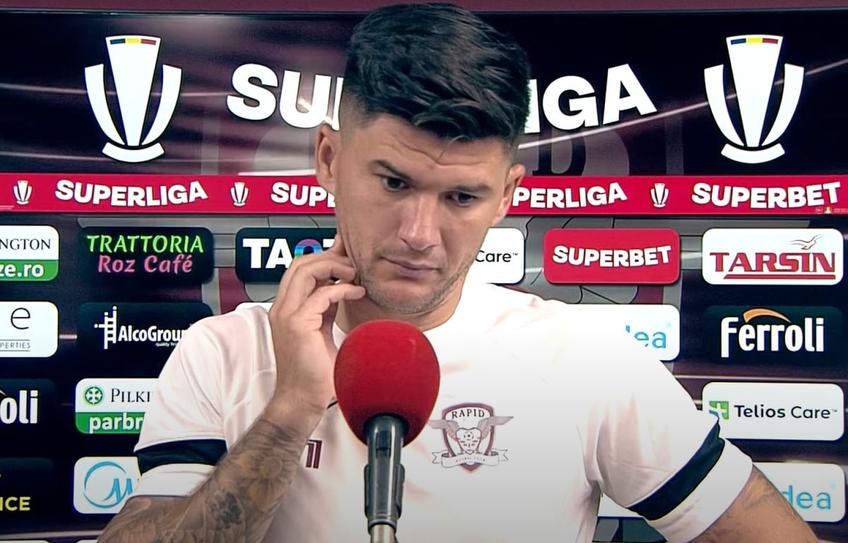 Petrolul a învins-o pe Rapid, scor 1-0, în runda cu numărul 5 din Liga 1. Cristian Săpunaru (38 de ani), căpitanul clubului giuleștean, a avut mai multe reproșuri la finalul „Primus Derby”.