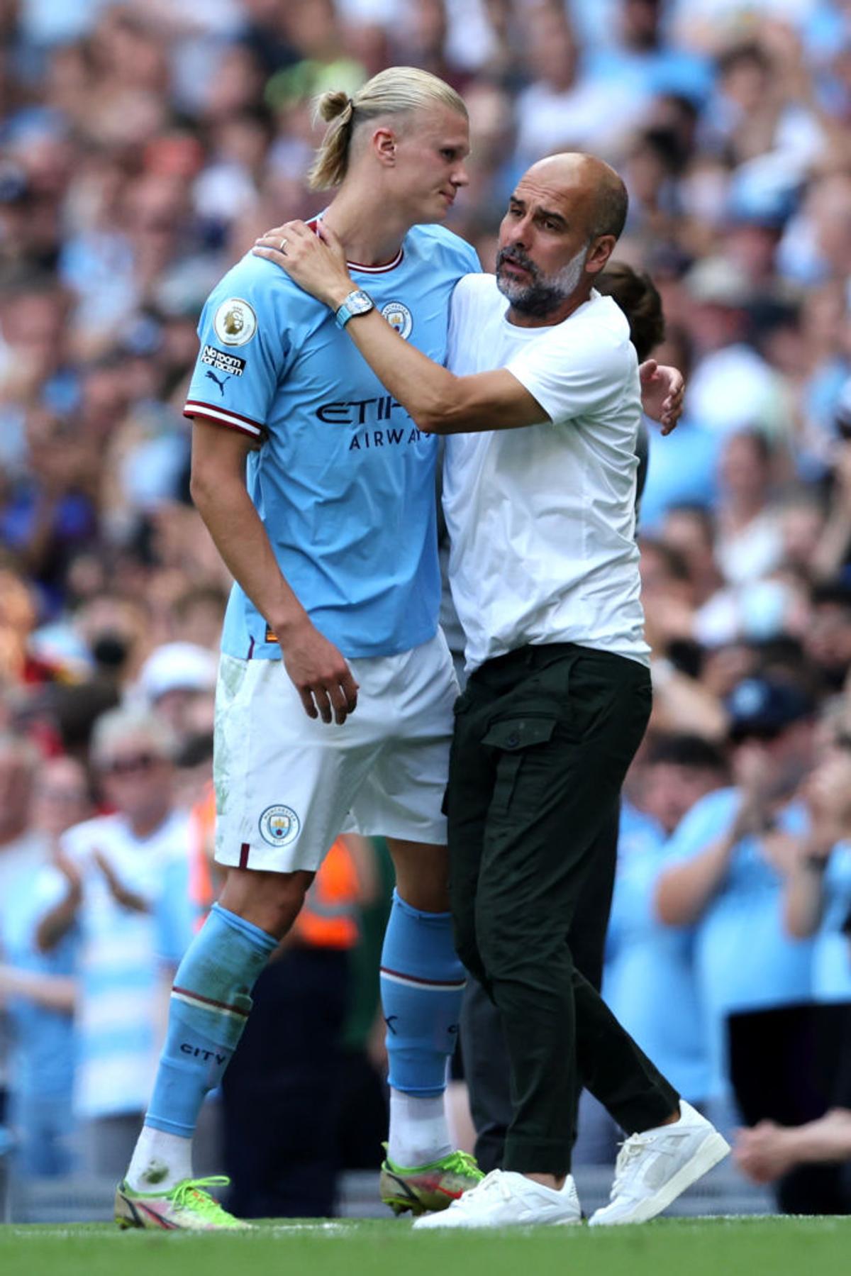 Manchester City a dat recital cu Bournemouth, dar Haaland a fost un car de nervi! Răbufnire la adresa unui coleg