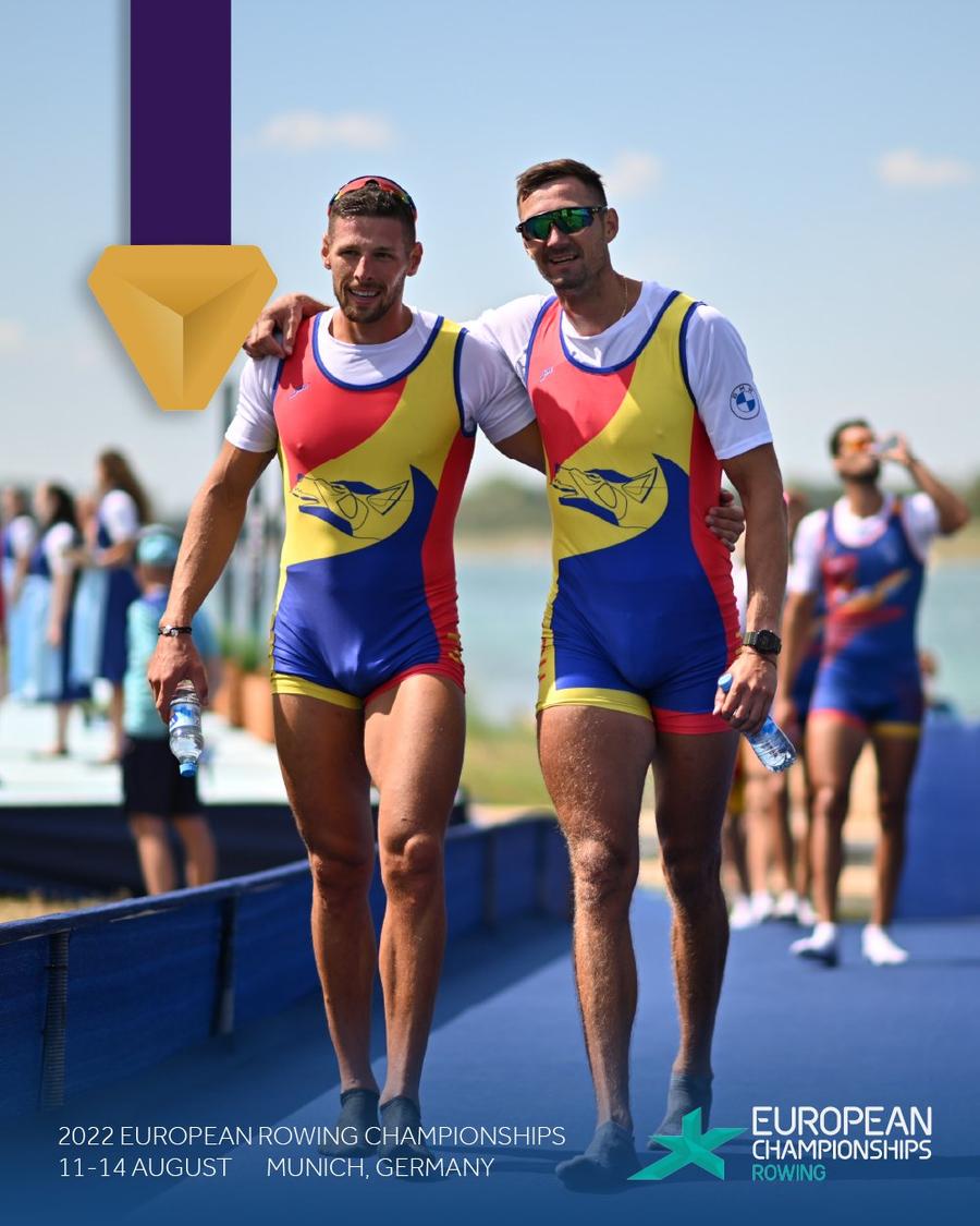 ZI DE VIS! 6 medalii, dintre care 3 de AUR, la Europenele de Canotaj! Alte 3 medalii de bronz pentru delegația „tricoloră”