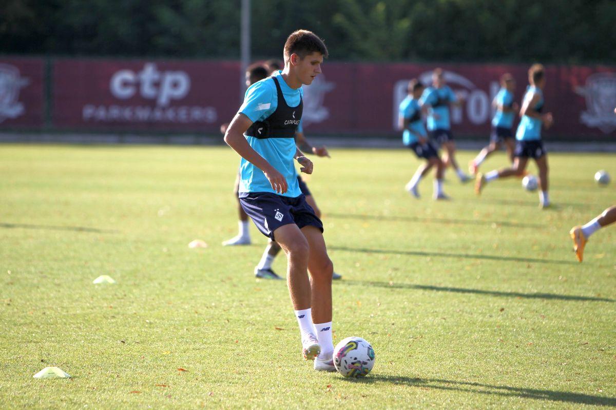 Dinamo Kiev s-a pregătit la baza Rapidului înainte de meciul cu Aris Salonic, din Giulești