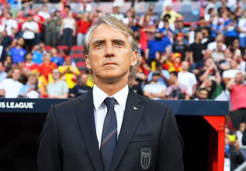 Roberto Mancini pe banca naționalei Italiei, foto: Guliver/gettyimages