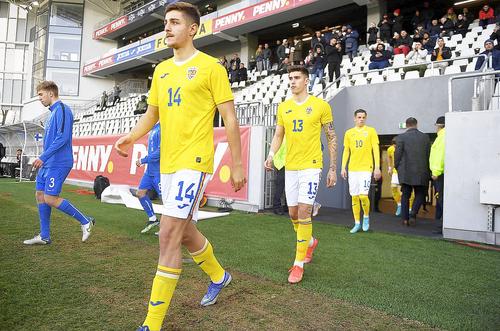 Andrei Mărginean, numărul 13, la reprezentativa U21 a României // foto: Imago Images