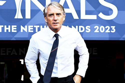 Roberto Mancini pe banca naționalei Italiei, foto: Guliver/gettyimages