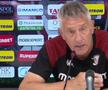 După eșecul suferit de Rapid cu Petrolul, scor 0-2, un suporter giuleștean s-a infiltrat la conferința de presă a lui Cristiano Bergodi și l-a scos din sărite pe antrenorul italian.
