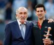 Ion Țiriac și Novak Djokovic la Madrid Open în 2019 / Foto: Imago