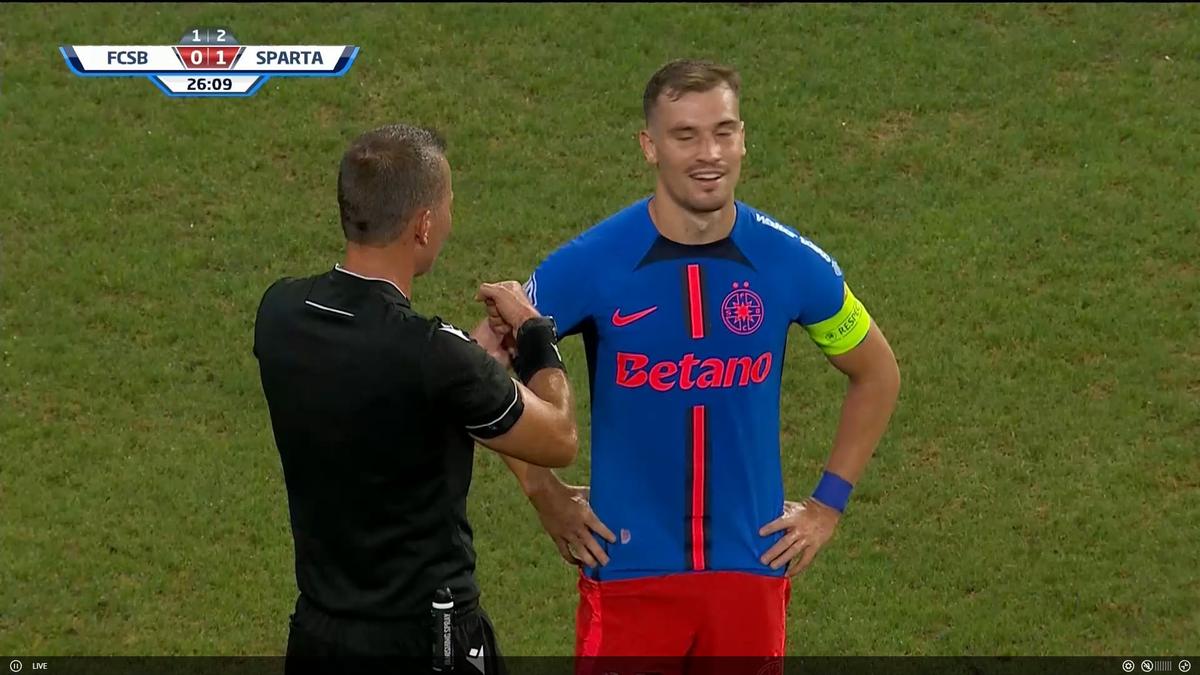Ion Crăciunescu a dat verdictul în cea mai controversată fază din FCSB - Sparta Praga: „Nu știu dacă e tentă sau neputință”