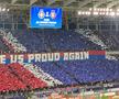 Scenografia fanilor celor de la FCSB pentru meciul cu Sparta Praga de pe Ghencea / Foto: Cristi Preda
