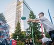 Baschetul 3x3 s-a oprit la Timișoara unde peste 200 de participanți au dat ora exactă sub panou
