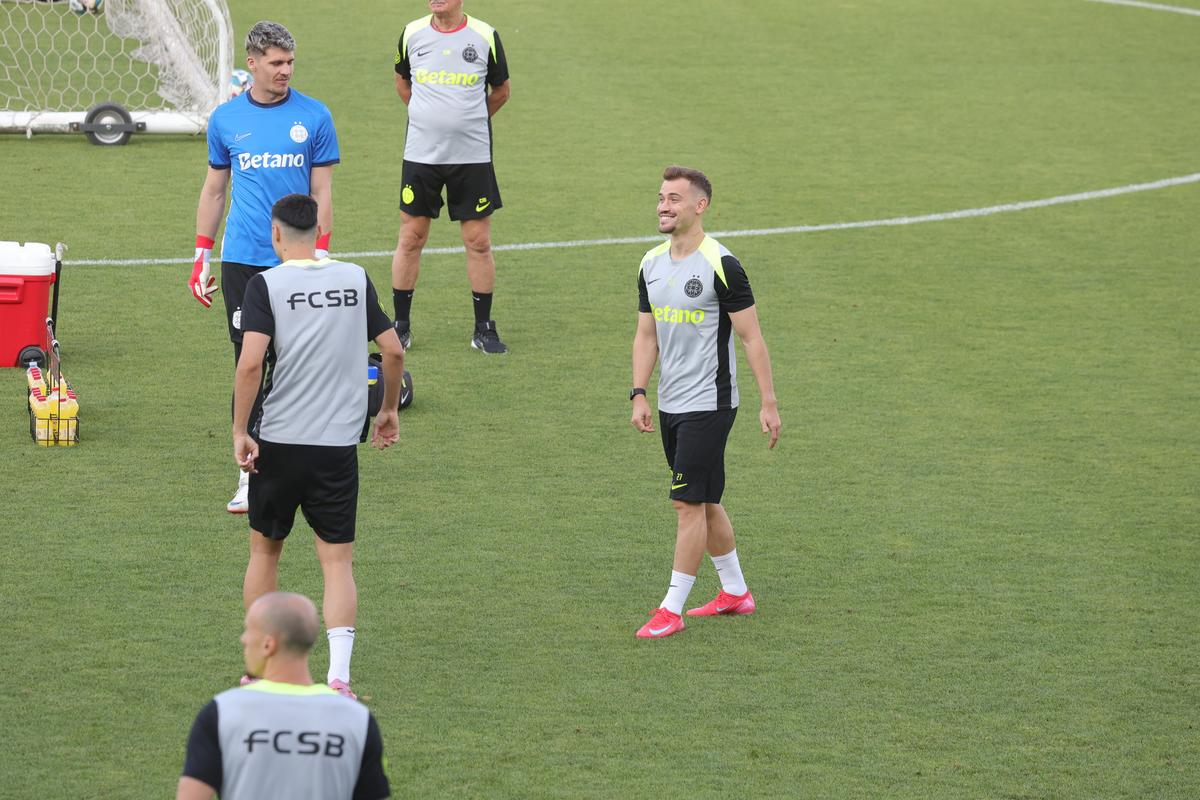Antrenament FCSB la Priştina
