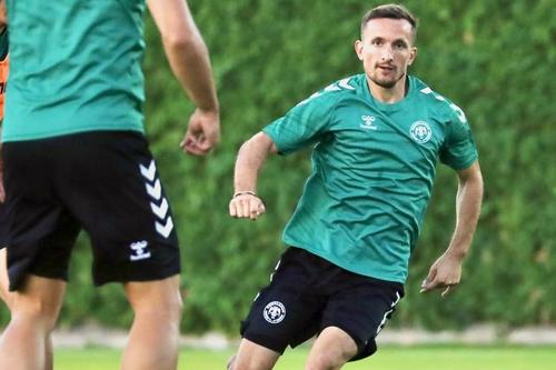 Marius Ștefănescu la antrenamentul celor de  la Konyaspor / Foto: Instagram