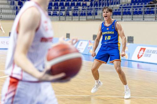 Naționala U16 a României s-a menținut în prima divizie a Campionatului European/Foto: fiba.basketball