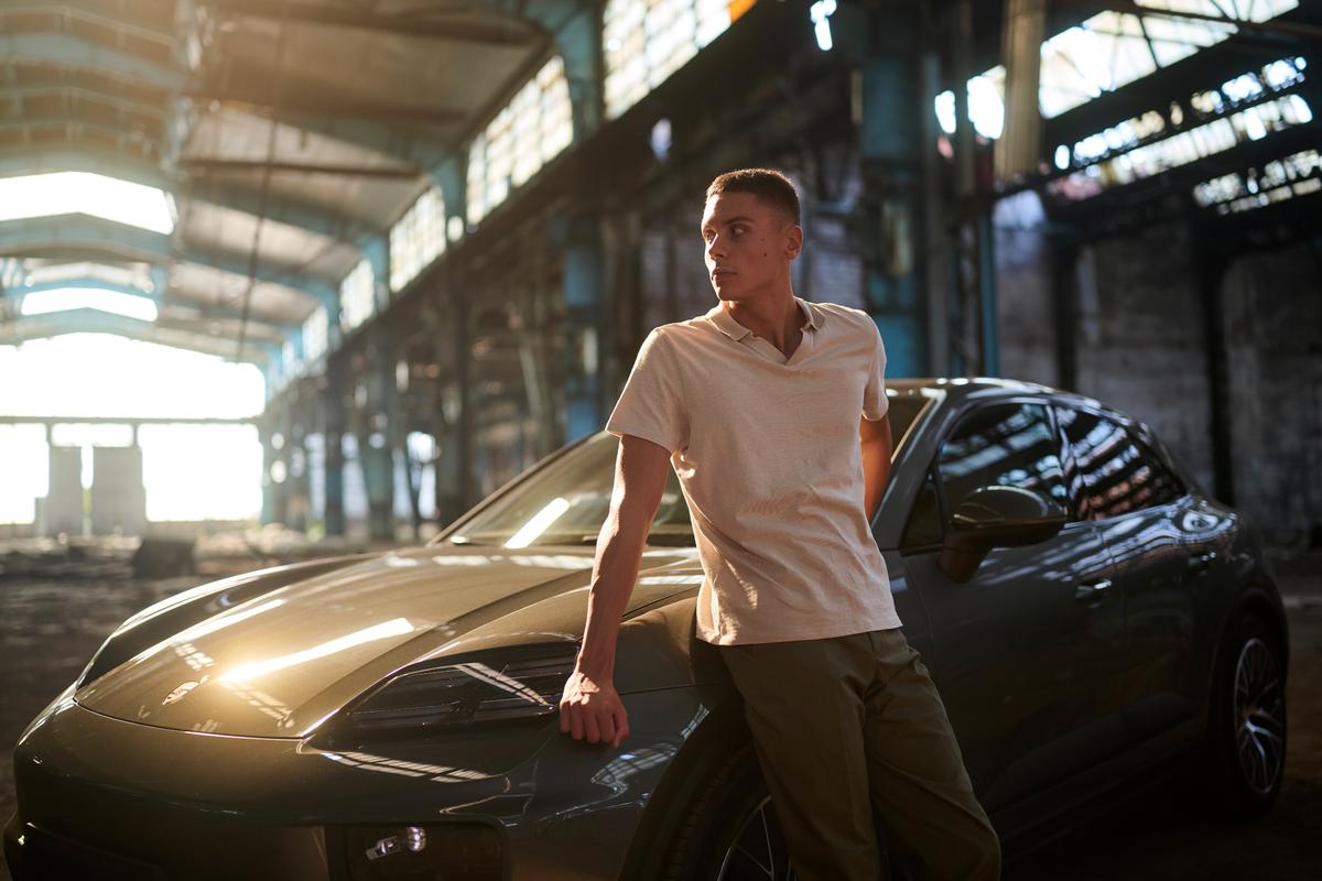 Parteneriat David Popovici - Porsche România