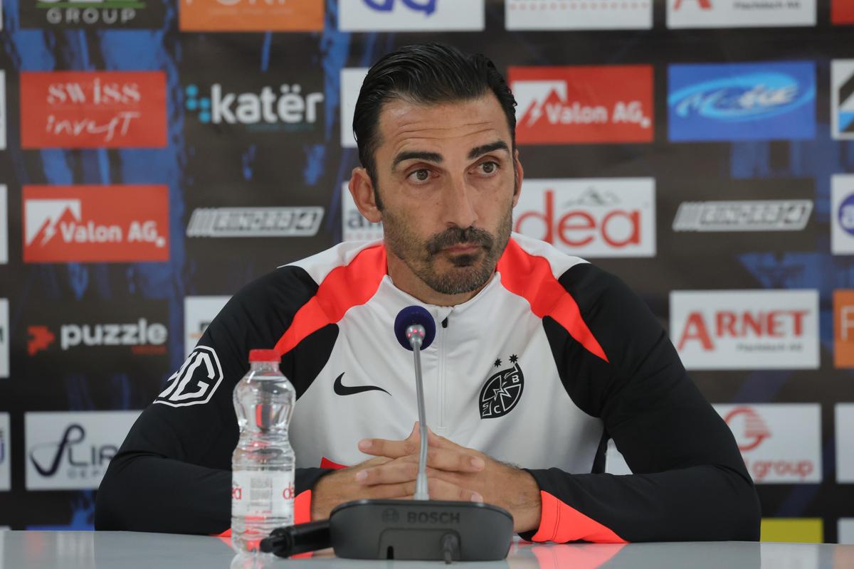 Conferința lui Charalambous și Adrian Șut înainte de Drita - FCSB