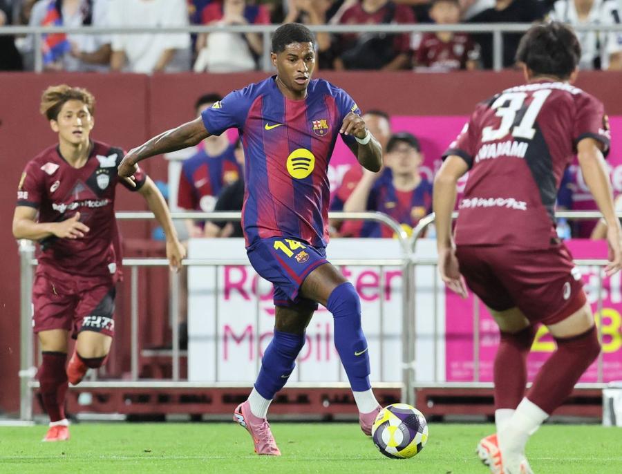Marcus Rashford, în tricoul Barcelonei / Foto: Imago Ultimatum pentru Rashford » Barcelona i-ar putea anula împrumutul de la Manchester United în ianuarie!